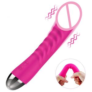 Vibrator elektrik mainan seks wanita, Dildo elektrik G Spot nirkabel seksi Jepang untuk perempuan - Product Image 1