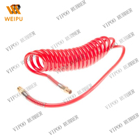 Tuyau en polyuréthane, tuyau spiralé en PU, tuyau pneumatique coloré, tuyau spiralé en plastique
