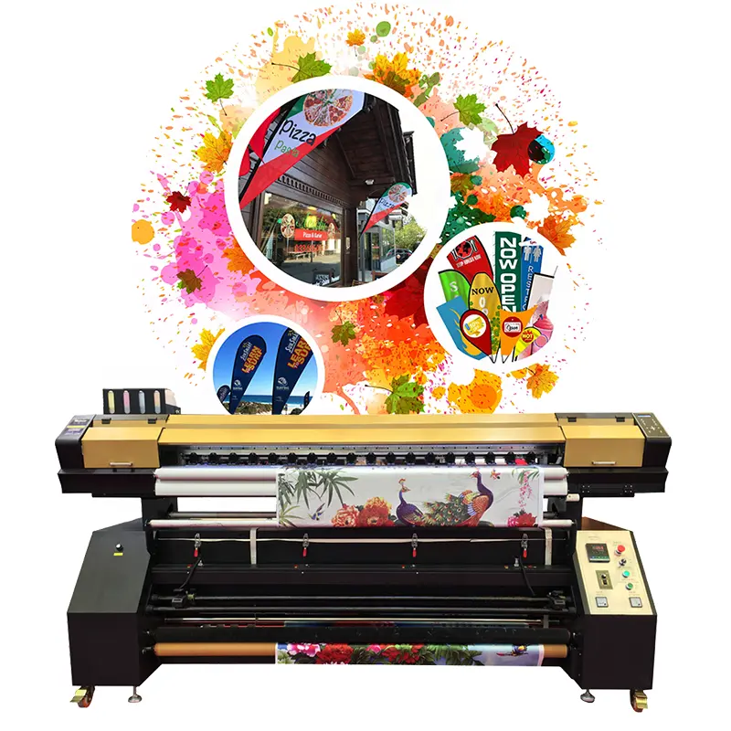 2023 Beliebteste gebrauchte 4720 Druckkopf-Flaggen-Sublimation drucker