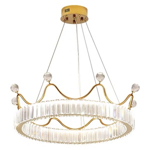 Lampadari di lusso moderno ha portato lampadario di cristallo Hotel camera da letto tavolo da pranzo luce a sospensione lampadario moderno per soggiorno - Product Image 6