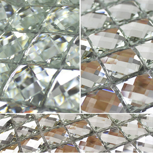 Gạch Ốp Tường Khảm Thủy Tinh Pha Lê Mặt Vát Kim Cương Hiện Đại - Product Image 2