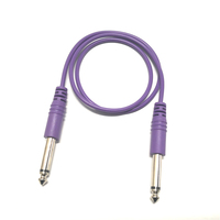 6.35mm 14 pouces droit à droit mâle TS à mâle TS Jack Mono prise guitare basse câble Microphone câble instrumental