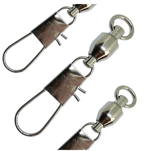 Émerillons et agrafes de pêche haut de gamme en acier inoxydable pour eau douce avec roulement à billes et fermoir de verrouillage - Product Image 3