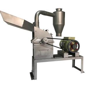 Broyeur à marteaux industriel en acier inoxydable avec dépoussiéreur cyclonique et moteur électrique pour céréales et épices - Product Image 3