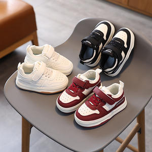 Zapatillas Deportivas de Piel Blanca de Color Sólido, Estilo Informal, para Niños y Niñas, Primavera 2025 - Product Image 5