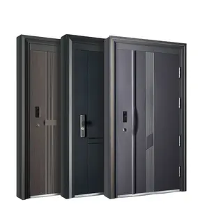 الفئة-A الأمن أبواب فولاذية ل منازل المحورية باب المدخل الرئيسي للمنزل الجبهة الدخول الخارجي مكافحة سرقة أحدث مصمم الصور