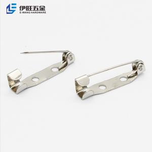 เข็มกลัดนิรภัยโลหะสีนิกเกิลดีไซน์เรียบง่ายจาก YIWANG สำหรับติดป้าย - Product Image 4