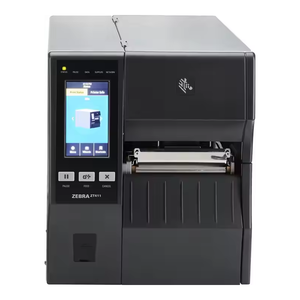Imprimante d'étiquettes à code-barres thermique industrielle <span class=keywords><strong>Zebra</strong></span> ZT411 203/300/600 dpi, transfert thermique, grande couleur, 4 pouces, en stock - Product Image 4