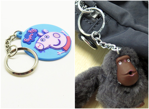 YIWANG métal cadeaux porte-clés porte-clé fendu porte-clés pièces avec anneau de saut ouvert et connecteur - Product Image 5