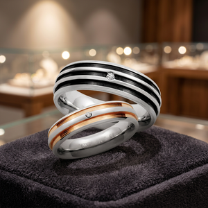 316L Stainless Steel High Quality Romantic <b>Silver</b> Zircon Eternity Band Brand <b>Ring</b> Third Party Certified Custom Logo - Product Image 2