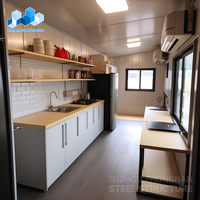 Maison conteneur préfabriquée mobile de 20 pieds, personnalisée en usine, résistante aux tremblements de terre, conception de maison conteneur en kit