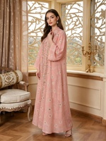 Abaya brodée de sequins, style Dubaï, Kaftan musulman, robe de soirée ample à manches longues, pour Ramadan, fête islamique, mariage - Grande Vente