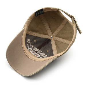 Cappellino da Baseball in poliestere regolabile Unisex all'ingrosso con Logo ricamato personalizzato a 6 pannelli cappelli da Baseball - Product Image 4