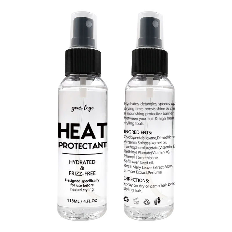 Flacon transparent protecteur thermique à base d'huile-100ml