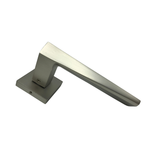 Manijas de Puerta Interiores de Hotel Modernas y Elegantes de Aleación de Aluminio Plateado con Garantía de 5 Años - Product Image 4