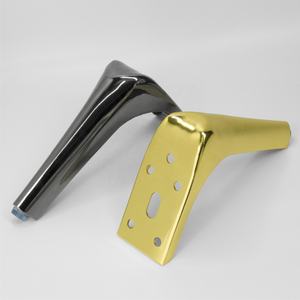 Forato Artistic <span class=keywords><strong>mobili</strong></span> divano gambe oro opaco nero triangolo <span class=keywords><strong>piedini</strong></span> <span class=keywords><strong>mobili</strong></span> <span class=keywords><strong>per</strong></span> divano e tavolo libreria armadio divano divano - Product Image 4