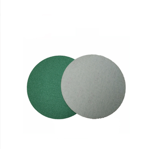 Disque abrasif floqué vert EnYing, diamètre 125 mm, dureté moyenne, épaisseur 1 mm, pour ponceuse orbitale, accessoire d'outil électrique - Product Image 1