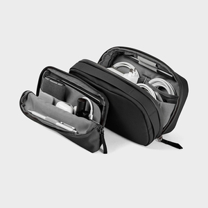 Hot Sell 2-in-1 Multifunctional Luxury <b>Storage</b> Bag Waterproof Wear-resistant Nylon Zipper for Data Cable Headset Durable Digital - Product Image 1