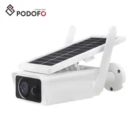 Podofo HD PTZ CCTV 카메라 충전식 태양 전지 패널 방수 야간 보안 와이파이 카메라 홈 보안 카메라 액세서리