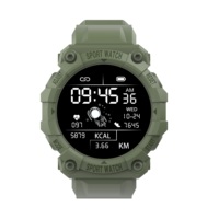 Reloj inteligente FD68S con banda de silicona resistente al agua IP67 Modo deportivo múltiple Monitoreo de la frecuencia cardíaca Función de recordatorio de llamada