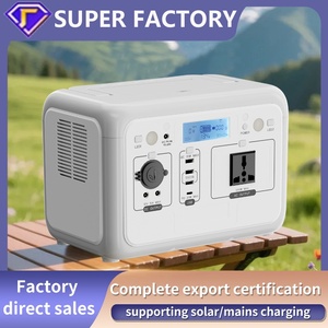 Estación de Energía Portátil LiFePO4 de 500W 460.8WH con Carga Solar para Auto, Pantalla LCD, 220V/110V, Linterna, Onda Sinusoidal Pura para Exteriores - Product Image 2