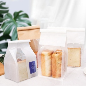 Bolsa de Papel Kraft Blanca con Ventana Transparente para Pan y Queso, Precio al por Mayor - Product Image 2