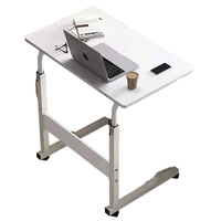 Vente en gros Bureau d'étude de mise à niveau Bureau d'ordinateur pliable en bois pour étudiant avec roues Nouvelle table pliante améliorée