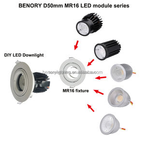 Módulo LED Benory 24V 6W KNX DALI PWM Loxone CCT 1800K-4500K/2000K-6000K/2700K-6500K MR16 para Techo, Cocina, Dormitorio, Hogar - Product Image 6