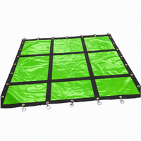 Bâche en PVC anti-UV durable pour rideau latéral de chariot à bagages d'aéroport