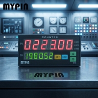 MYPIN FA8-6NN2B Compteur de fréquence tachymètre 6 chiffres, mesureur de vitesse de ligne, large plage de tension, RS232 Modbus-RTU, précision 0,1 %