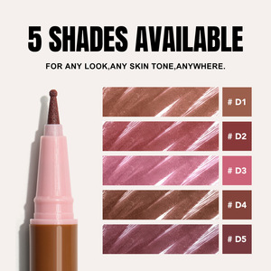 Crayon liquide pour les lèvres à effet mat <span class=keywords><strong>en</strong></span> <span class=keywords><strong>velours</strong></span> de haute qualité, nouvelle couleur, logo personnalisé, 5 <span class=keywords><strong>couleurs</strong></span> au choix, longue tenue - Product Image 3