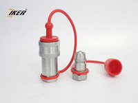 Raccord hydraulique à déconnexion rapide G3/8 YAA AG pour machine, connexion de tuyau d'huile, type double coupure