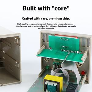 Промышленный терморегулятор 72VD96BD OEM/ODM с цифровым дисплеем, пластиковой ручкой, регулируемым переключателем и сигнализацией высокой температуры - Product Image 3