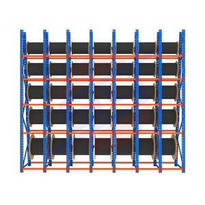 מדפי סליל פלדה כבד עבור מחסן אחסון מפעל אחסון תכונה הגנה קורוזיה סיטונאית - Product Image 6