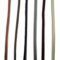 Corde en nylon tressée double de couleur unie de 5mm 3mm-8mm blanc noir rose marron jaune corde colorée