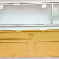 Matériel personnalisé Processus métallique Usinage CNC Boîtier de clavier Anodisé 60% Plaque de clavier en aluminium mécanique