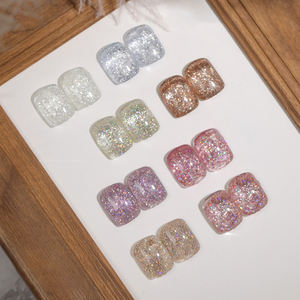 AILANUO 8-color Crystal <b>Star</b> Sparkling <b>Nail</b> Polish Set - Super Shiny Reflective Disco Gel Wholesale Customization - Product Image 1