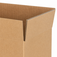 Boîte d'expédition haute en carton ondulé kraft sur mesure, emballage multi-tailles pour e-commerce, export, stockage et livraison