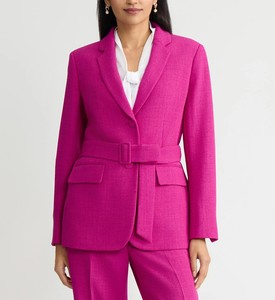 Chaqueta Larga con Cinturón - Product Image 1