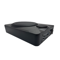 Subwoofer Mobil Aktif Slim 10 Inch di Bawah Jok, Speaker Bass Full Aluminium dengan Tweeter Frekuensi Tinggi Terintegrasi, Langsung dari Pabrik
