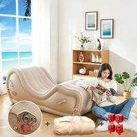Fauteuil gonflable géant de luxe moderne, imperméable, avec pompe à air intégrée, gonflage automatique, pour salon et extérieur