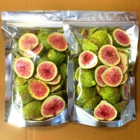 100g Zoete Gefreeze-droogde Vijgen Gedroogd Fruit Gezonde Snack Bulkverpakking