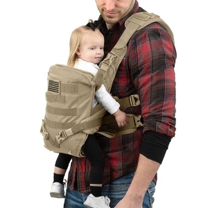 All Day Comfort Durable Breathable Polyester Tactical Baby <b>Carrier</b> for <b>Toddler</b> Hiking <b>Backpack</b> - Product Image 2