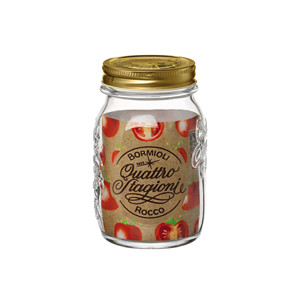 Bormioli Rocco 4 Stagioni Glass <b>Jar</b> 50 cl H 13.6 cm Ø 9 cm without Lid - Product Image 1