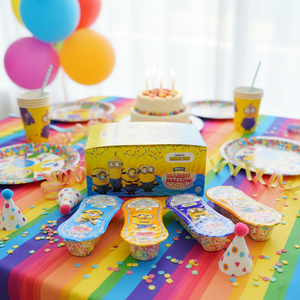 Malvaviscos Halal al por Mayor Personalizados, Cubiertos con Salsa de Chocolate, Caja de Dulces con Chispas Multicolores - Product Image 6