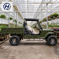 Mini UTV OEM 350CC à essence 5KW avec benne basculante, véhicule utilitaire robuste pour l'entretien des terrains de golf et des parcs