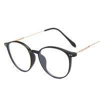 Lunettes anti-lumière bleue de style coréen ultra légères, couleur thé froid, unisexe, Instagram, lunettes plates, petit visage, visage diamant