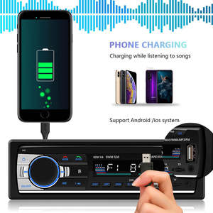 Nuovo arrivo 12V autoradio FM Radio MP3 supporto lettore Audio BT telefono con USB/TF Port elettronica auto In-Dash 1 DIN - Product Image 2
