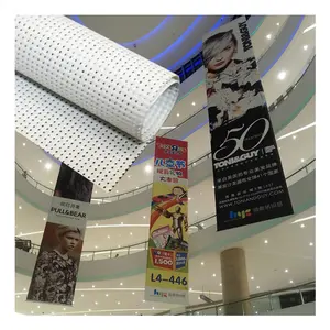 Free samples of high quality advertising materials low price printing advertising pvc mesh banner rolls