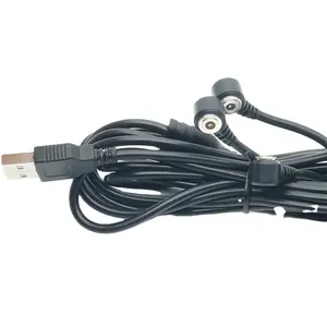 Conector Cable magnético Cable 1,4 M Macho 8mm Cable USB magnético 3 en 1